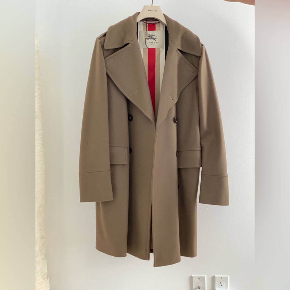 MEN’S BURBERRY WOOL COAT XL - NWT